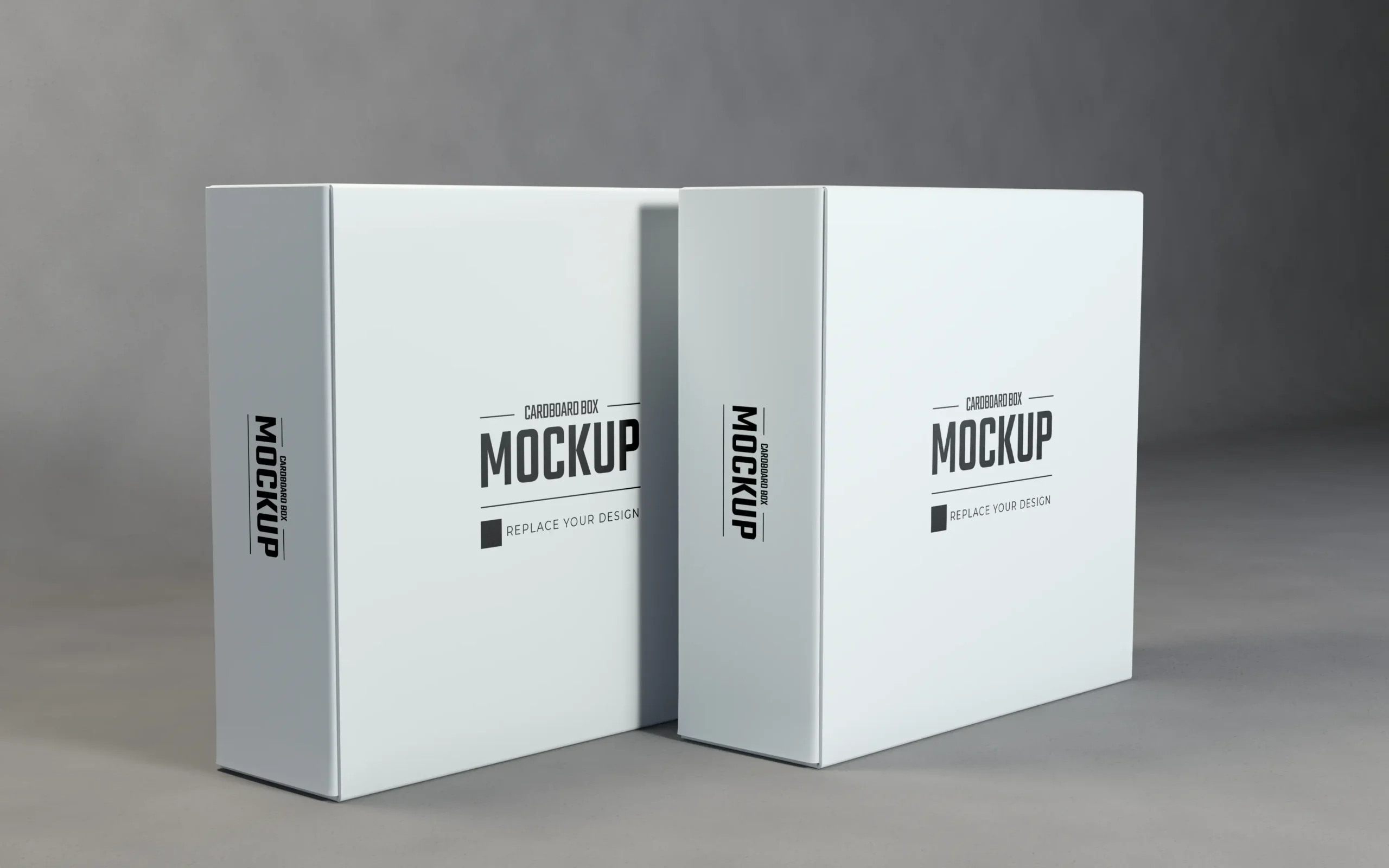 Display White Square Cardboard Boxes Mockup 10 display white square cardboard boxes mockup 7