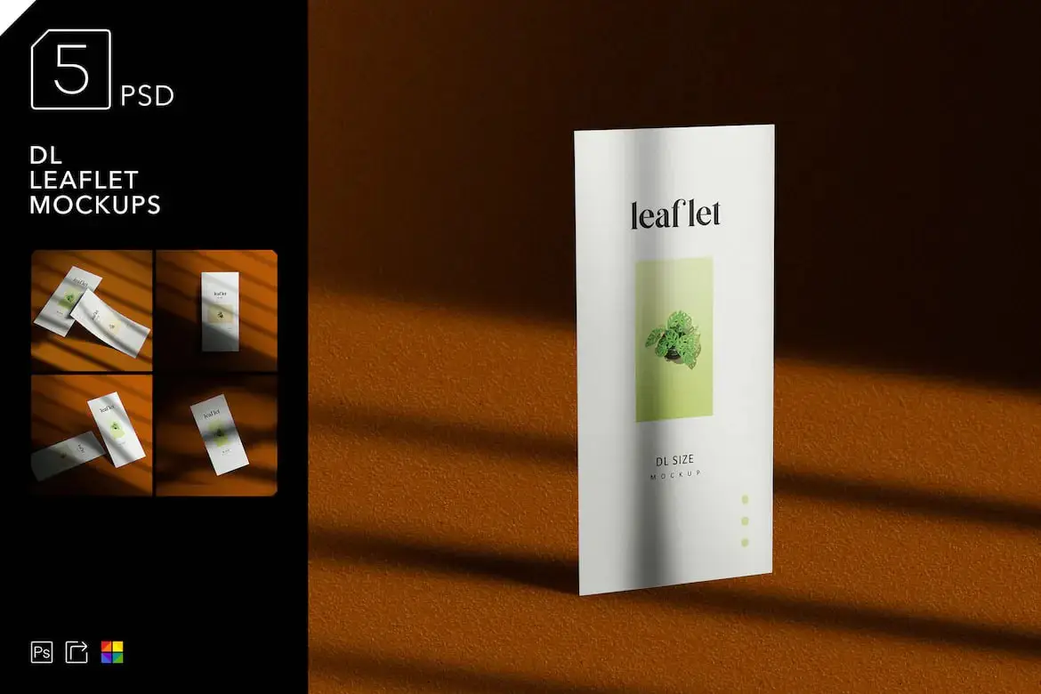 Dl Leaflet Mockups 2 dl leaflet mockups 6