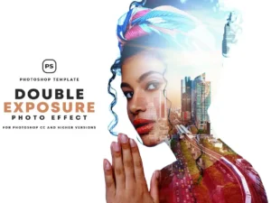 double exposure photo effect