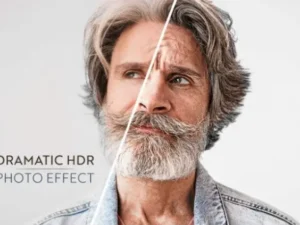 dramatic hdr portrait photo effect