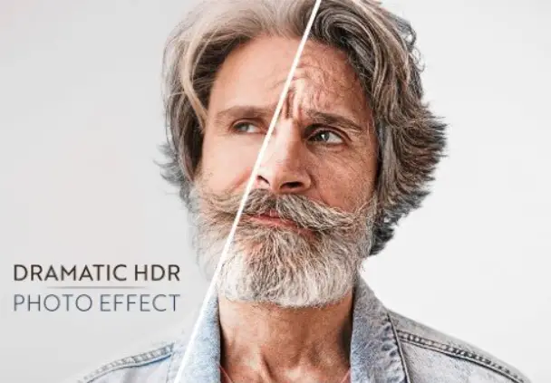 Dramatic Hdr Portrait Photo Effect