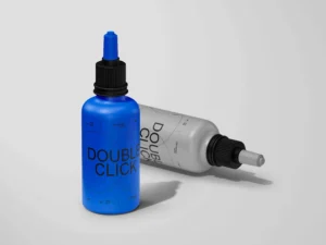 dropper bottle mockup set 1