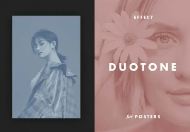 Duotone Poster Photo Effect