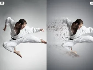 dust dispersion photoshop action 3