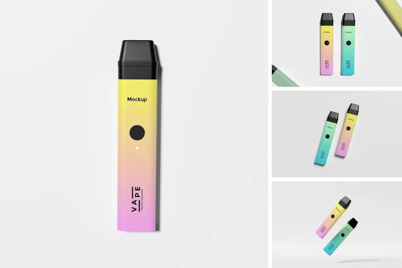 Electric Cigarette Mockup