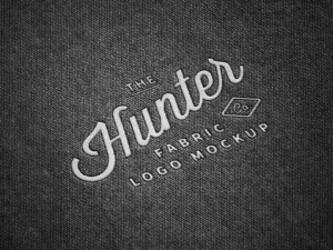 embroidery logo mockup