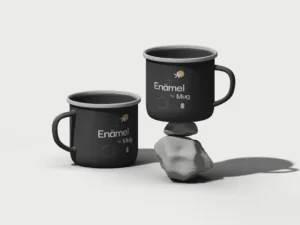 enamel mug mockups
