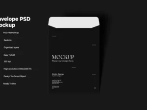 envelope psd mockup