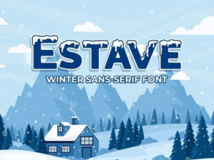 estave winter sans serif font