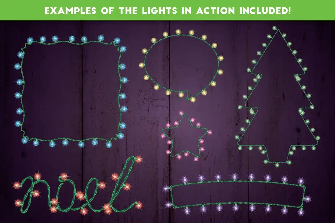 Fairy Light Generator - Illustrator Actions