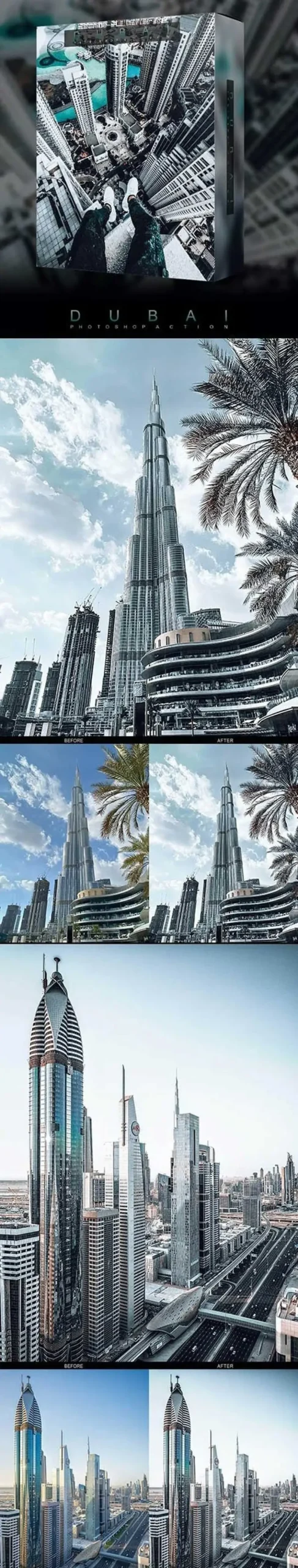 Famous City’S-Dubai – Photoshop Action