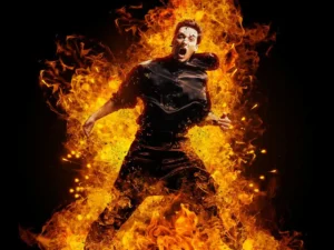 fire effect photoshop action 9