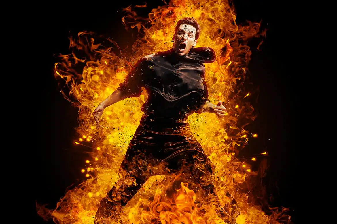 Fire Effect Photoshop Action