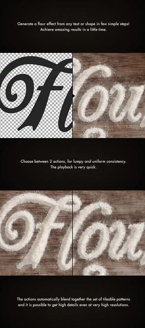 Flour &amp; Powder-Photoshop Actions