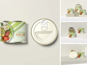 food can mockup