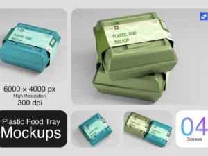 food tray mockup