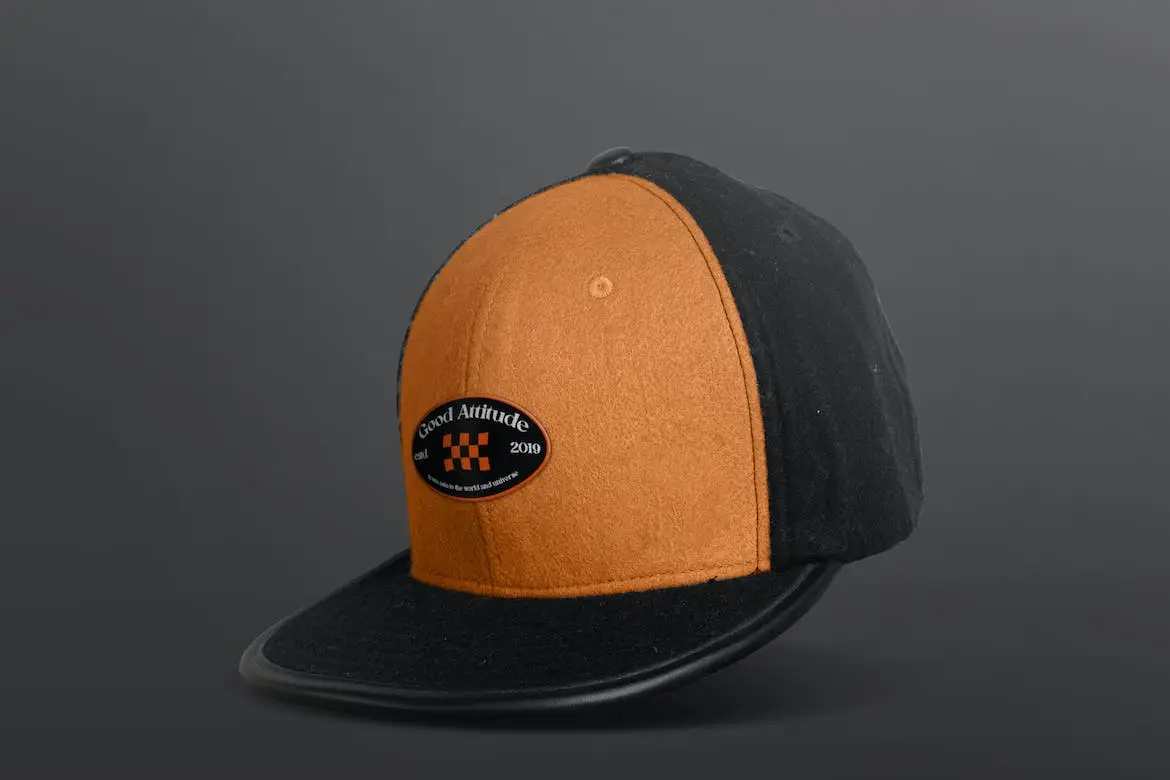 Front View Cap Label Mockup