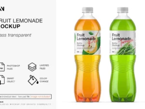 fruit lemonade mockup