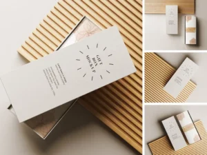 gift box mockup