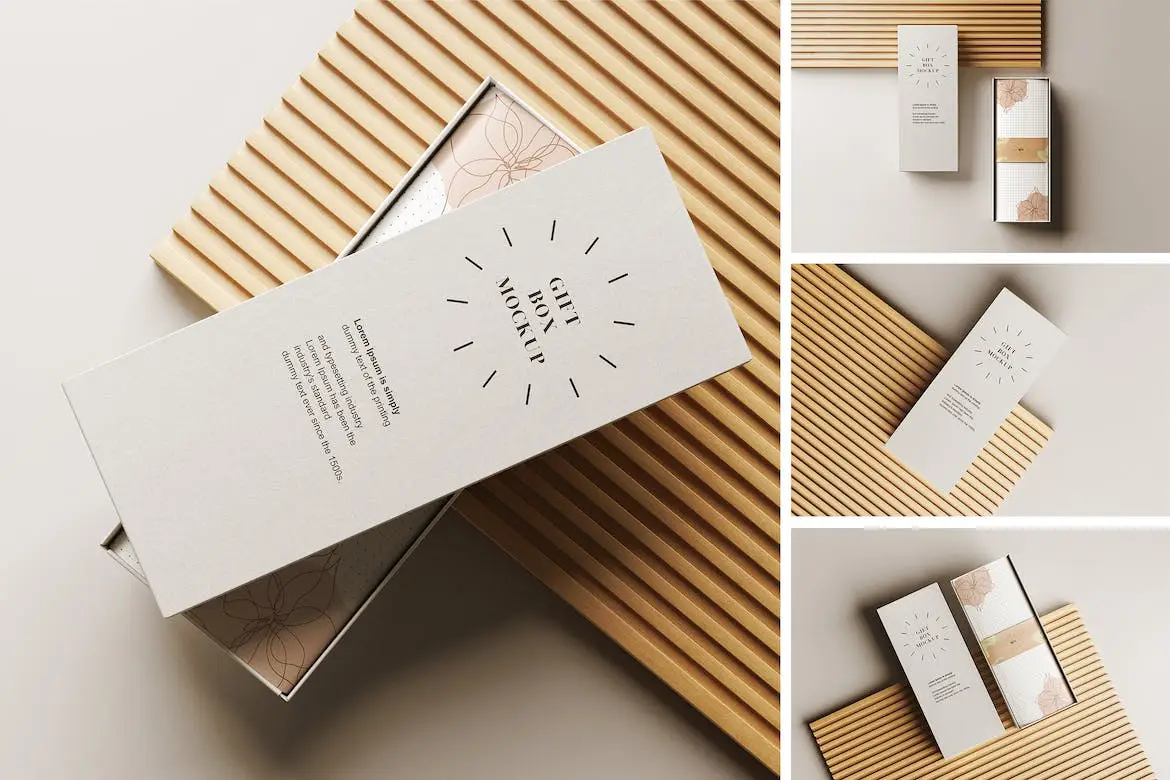 Gift Box Mockup 1 gift box mockup