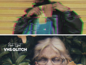 glitch photo effect