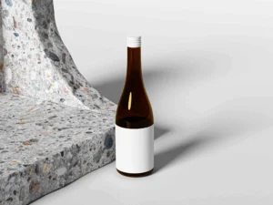 glossy bottle mockup 2