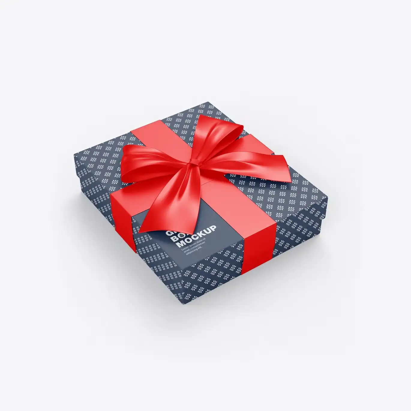 Glossy Gift Box Mockup 5 glossy gift box mockup 4
