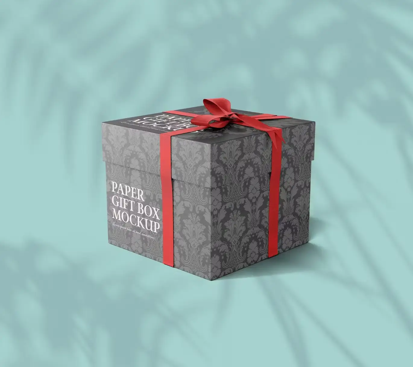 Glossy Gift Box Mockup 7 glossy gift box mockup 8