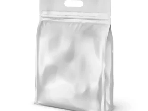 glossy stand up food bag mockup