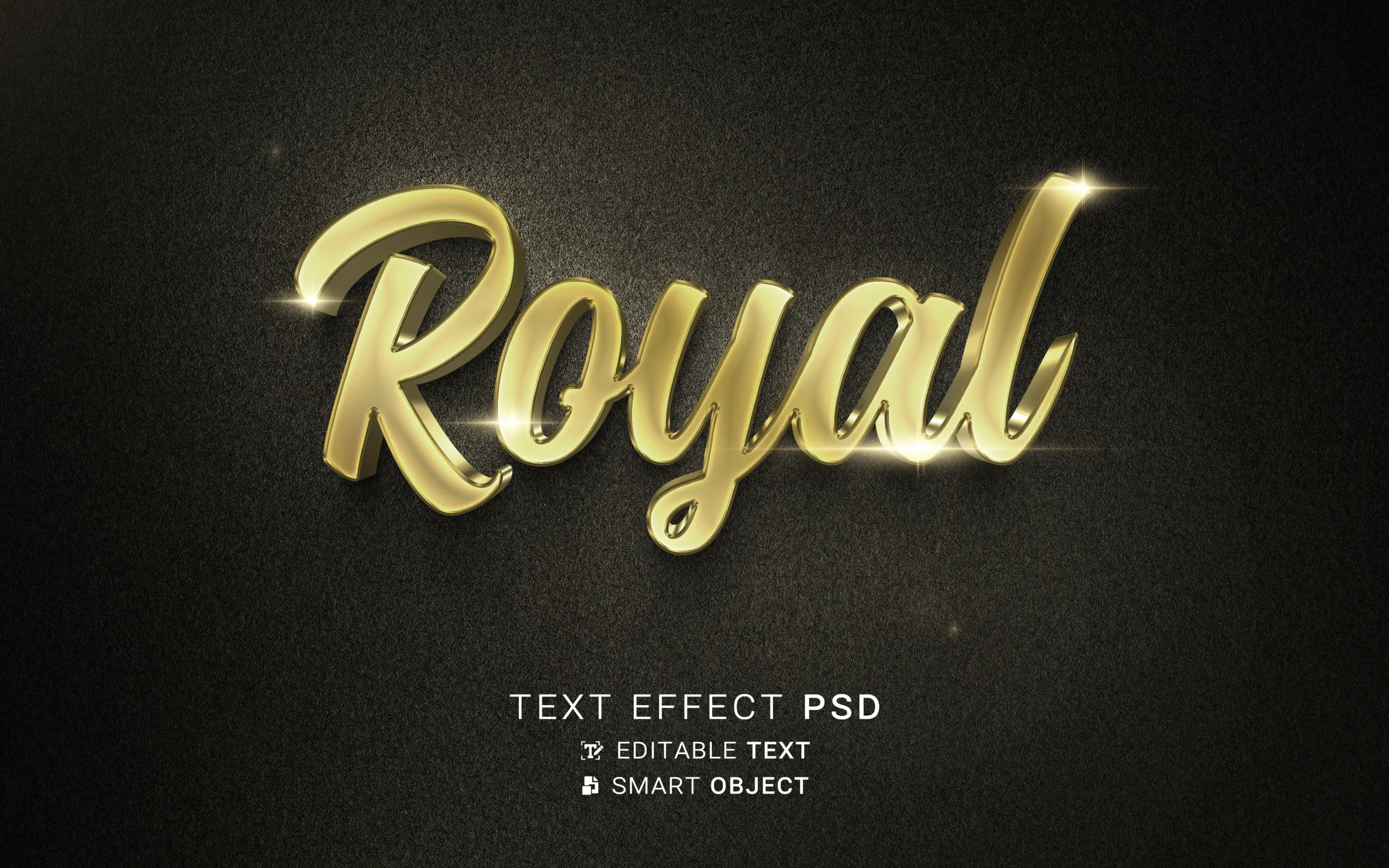 Gold Font Text Effect
