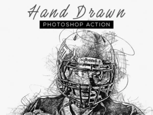 hand drawn photoshop action