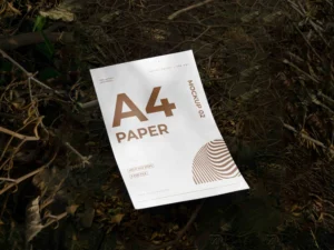 hands holding paper a4 mockup 2