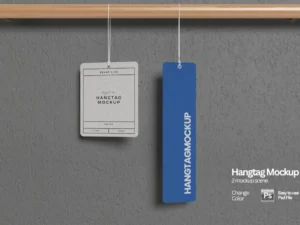 hang tag mock up