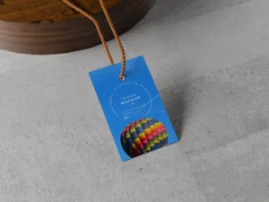 hang tag mockup