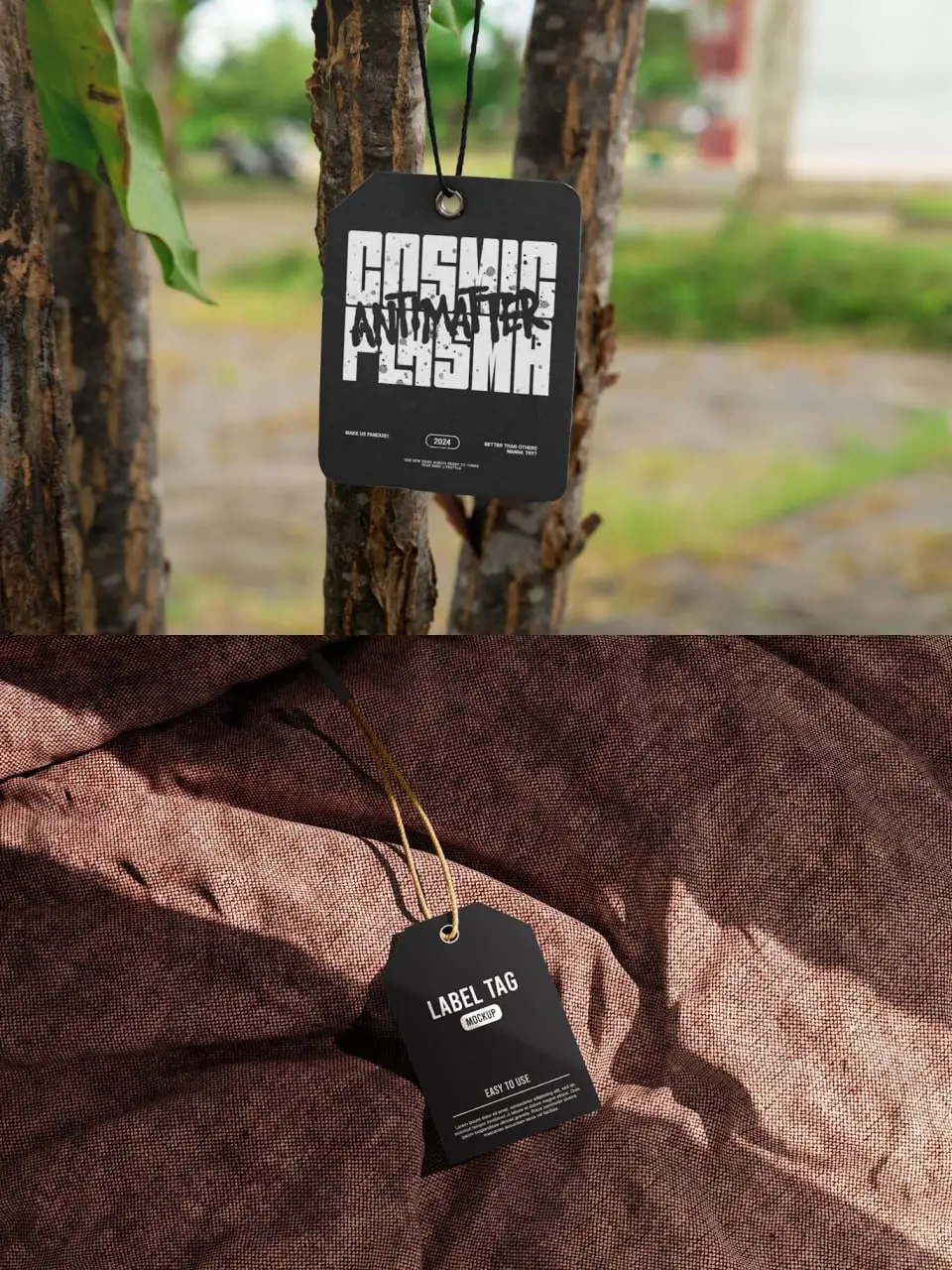 Hangtag Outdoor Mockup
