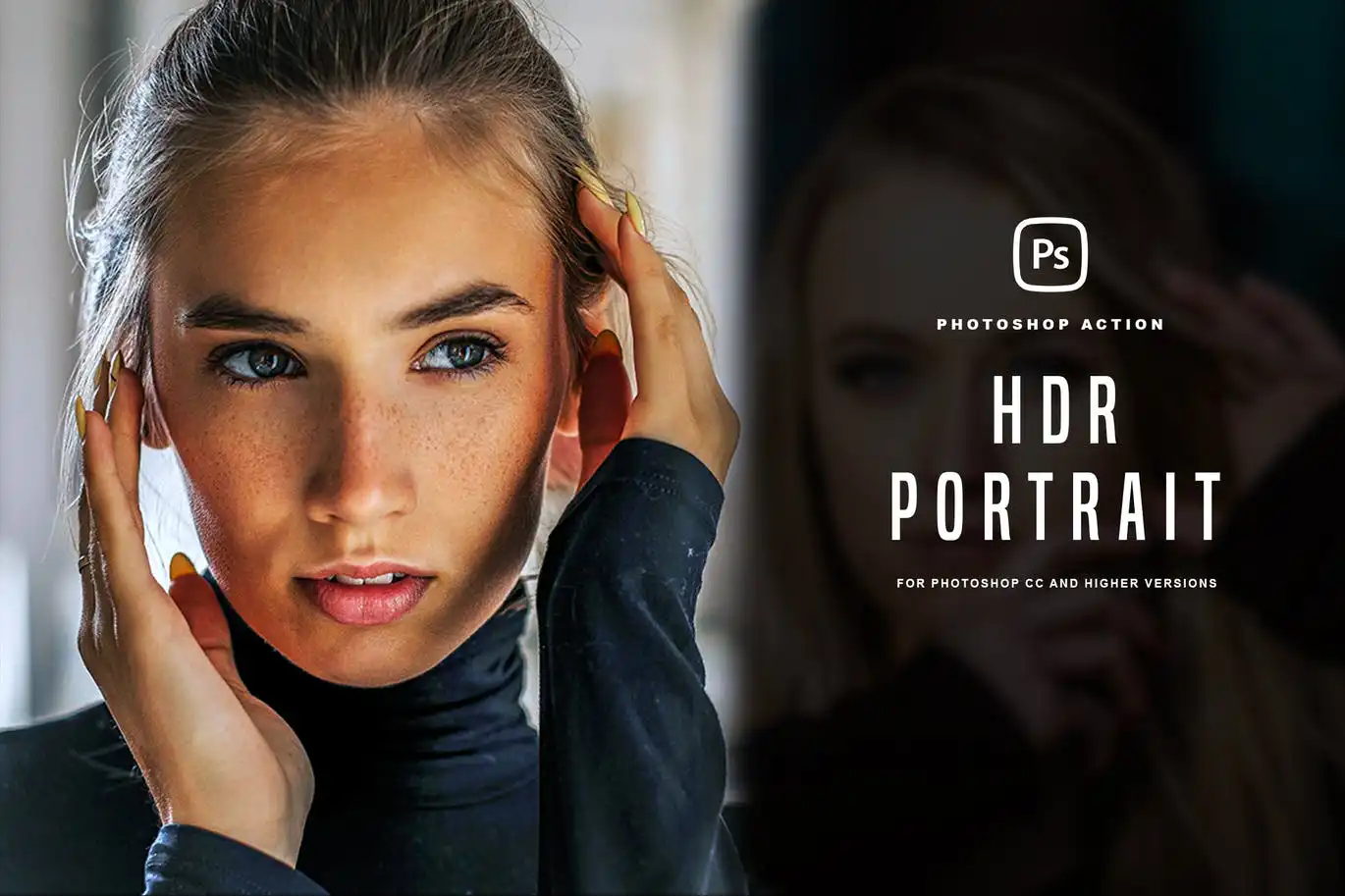 Hdr Portrait Photoshop Action