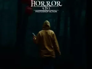 horror photoshop action v