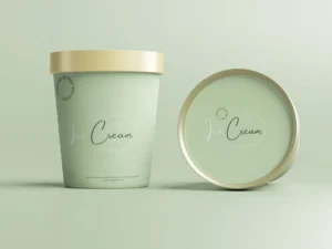 ice cream mockup