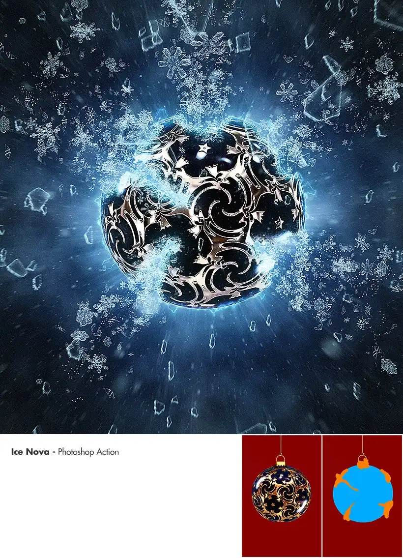 Ice Nova-Photoshop Action 13 ice nova photoshop action 3
