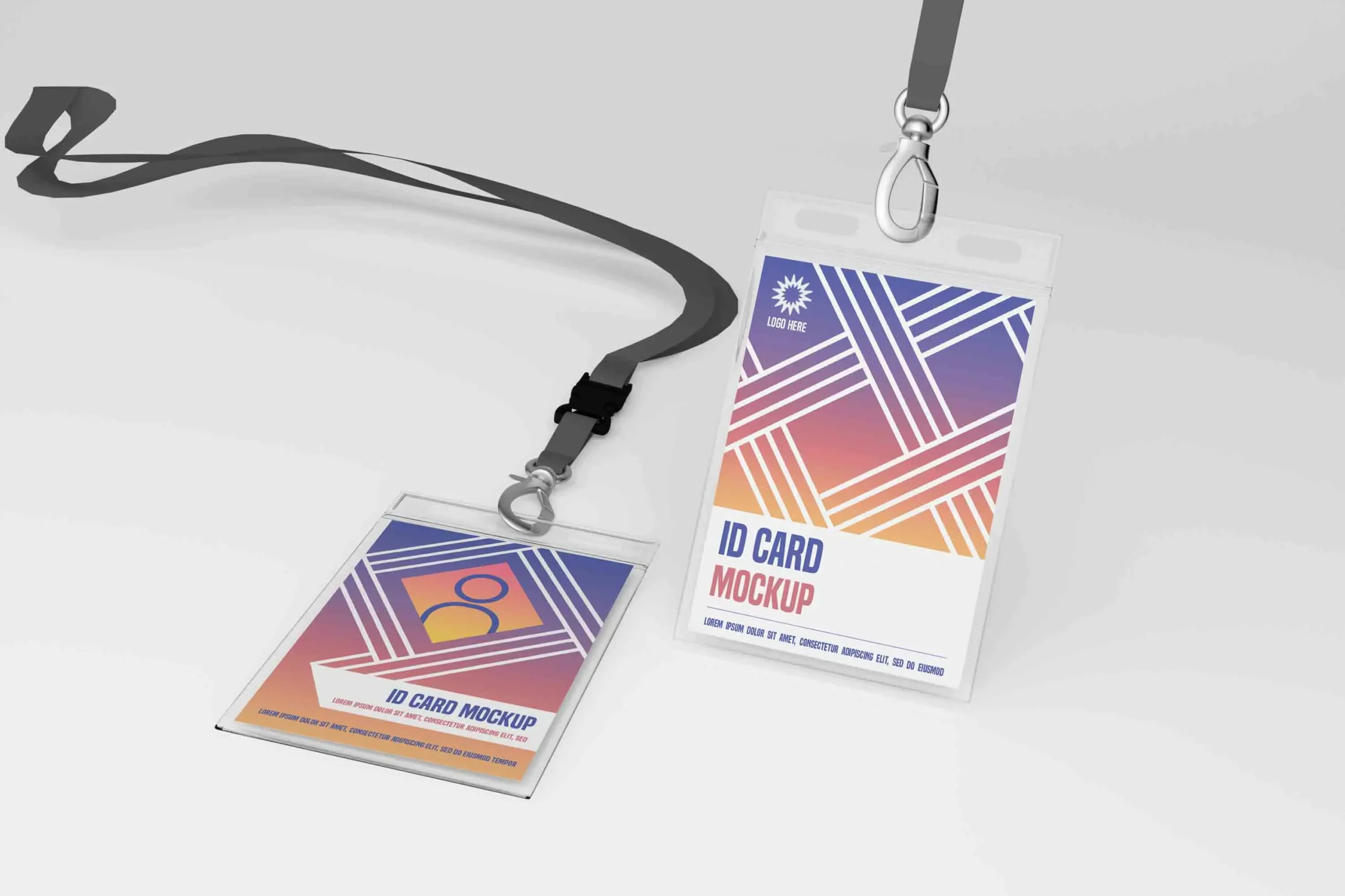 Id Card Mockups 6 id card mockups 2