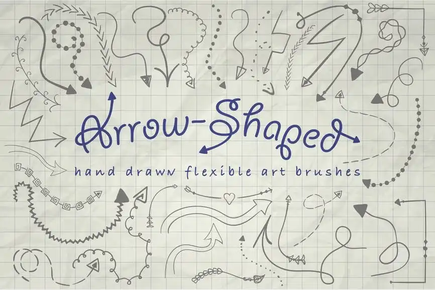 Illustrator Arrow-Shaped Art Brushes 4 illustrator arrow shaped art brushes 5