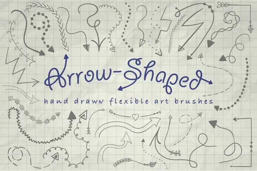 Illustrator Arrow-Shaped Art Brushes 5 illustrator arrow shaped art brushes 6