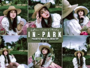 in park photoshop action lightrom presets