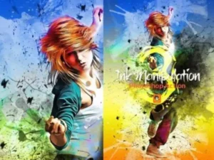 ink manipulation photoshop action 1