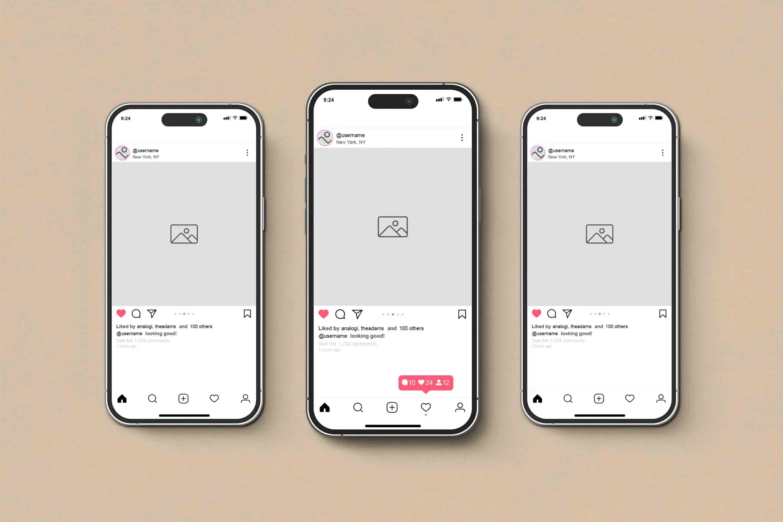 Instagram Mockup 4 instagram mockup 1