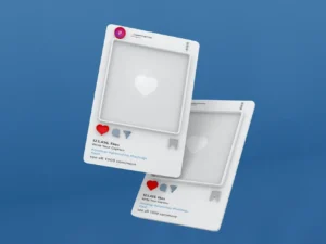 instagram post mockup template 10