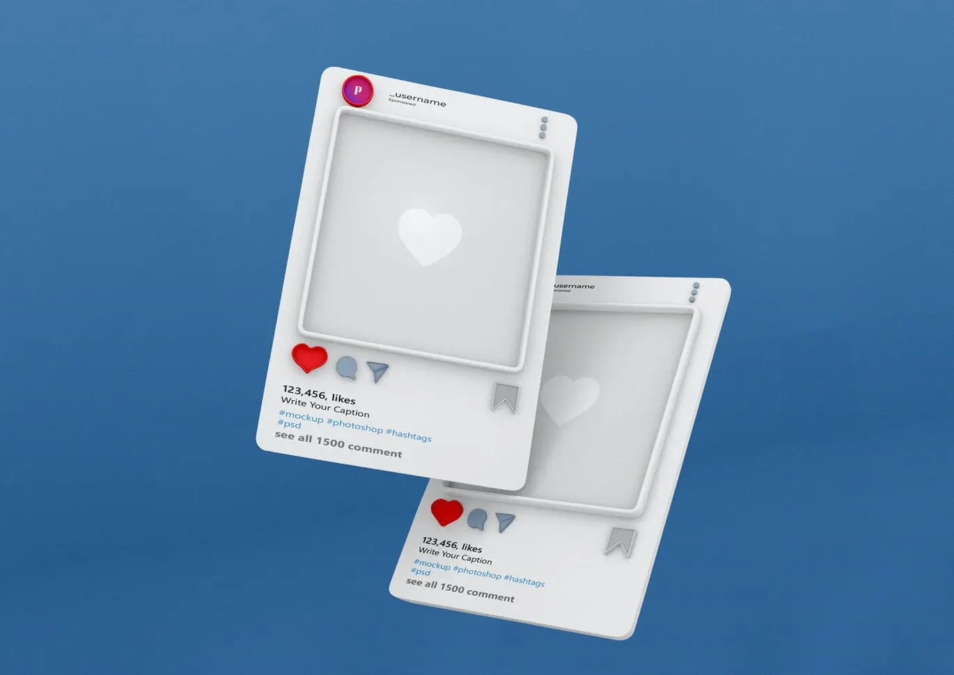 Instagram Post Mockup Template