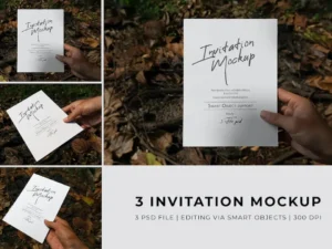 invitation mockup