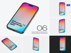 iphone 14 mockup set vol
