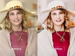 lady cinematic photoshop action